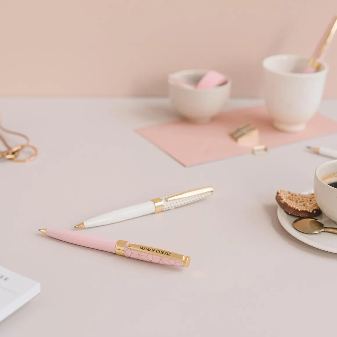 Stylos Personnalisés*Draeger Paris Stylo personnalisé prénom de femme au choix - Pastel Chic