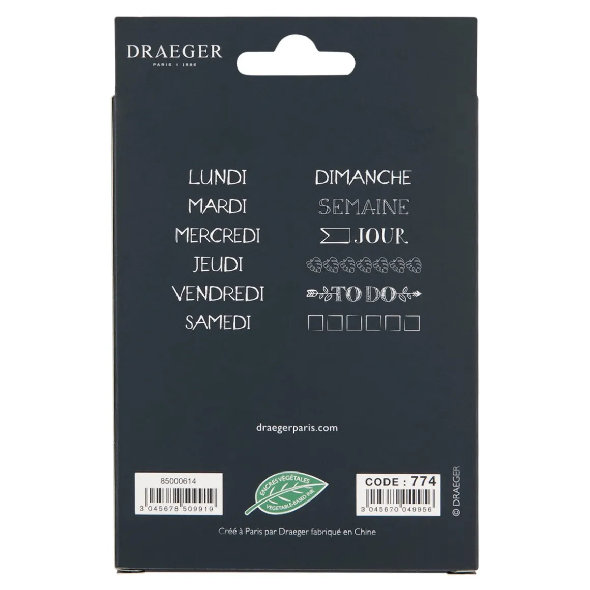 Accessoires & Outils De Diy|Bullet Journal*Draeger Paris Tampon message - jour de la semaine