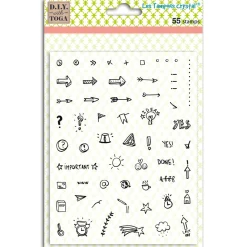 Accessoires & Outils De Diy|Bullet Journal*Draeger Paris Tampons crystal Icônes Bullet journal