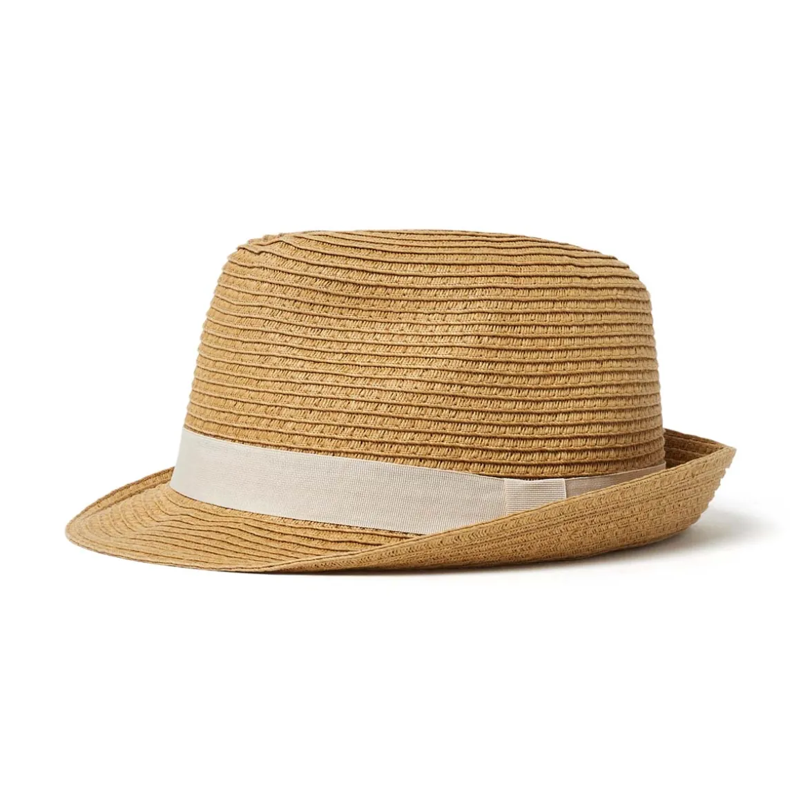 Chapeaux*Draeger Paris Trilby galon beige