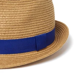 Chapeaux*Draeger Paris Trilby galon bleu roi